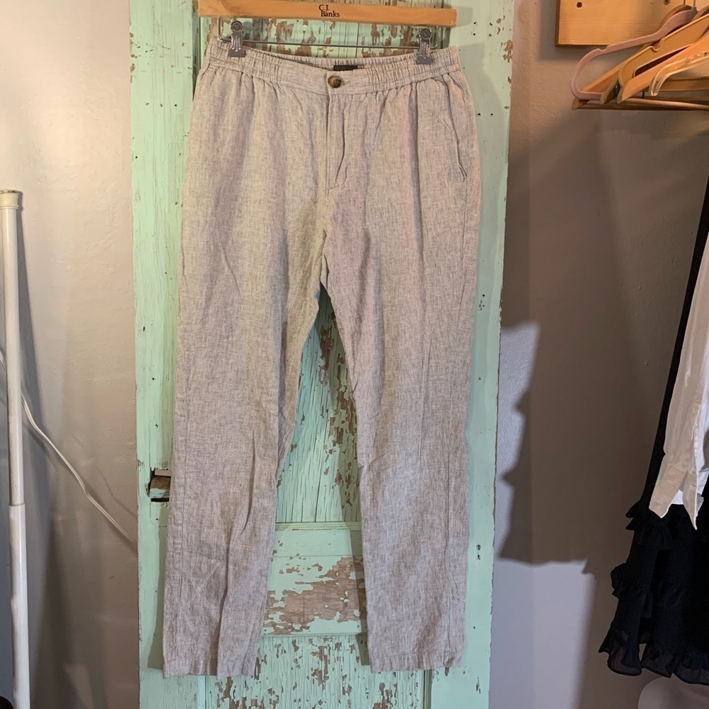 Women’s 14th & Union linen cotton blend pants